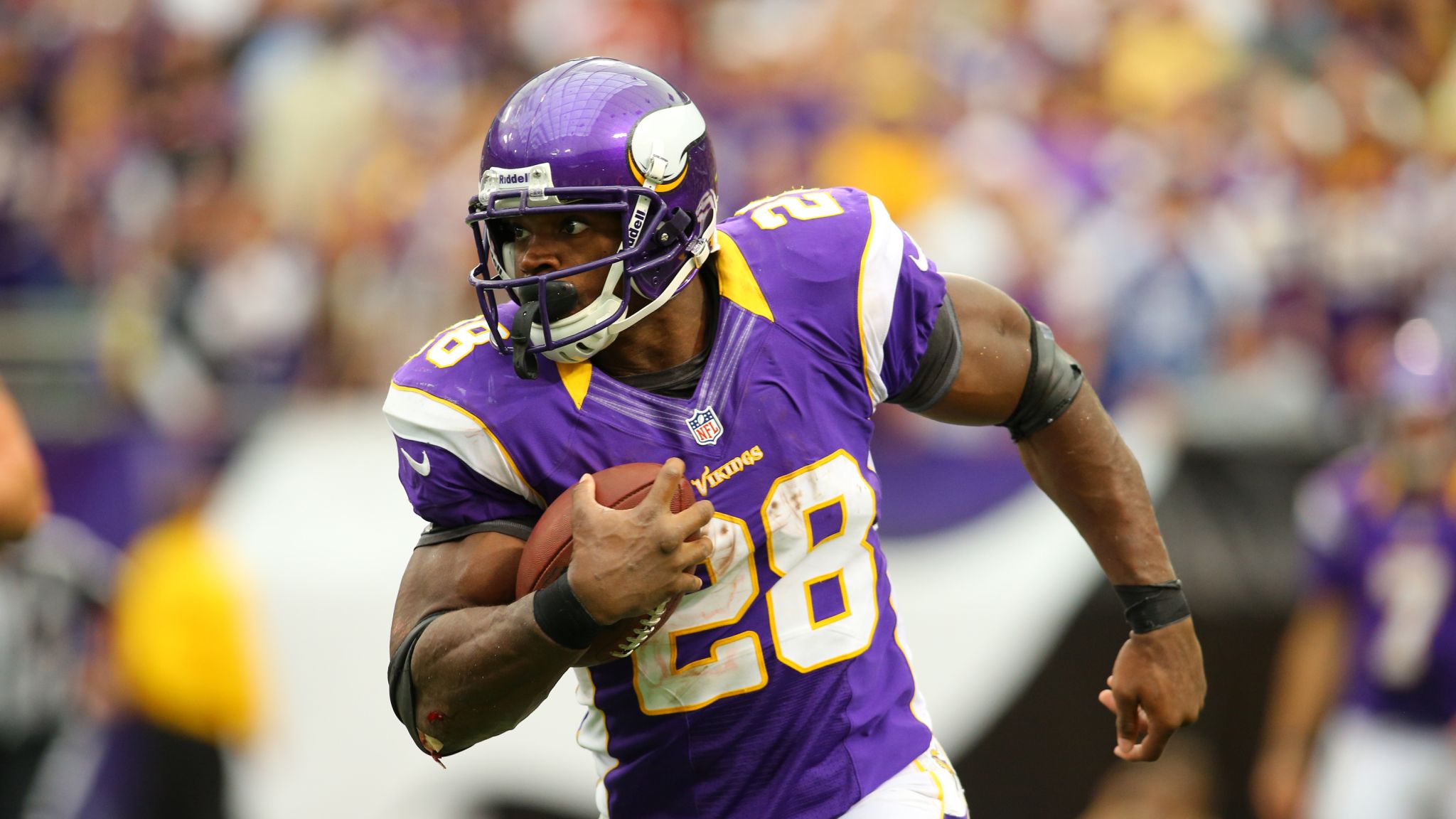 Adrian Peterson será inducido al anillo de honor de los Vikings