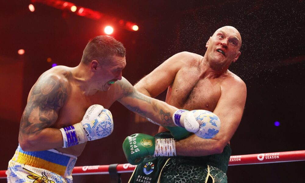 Usyk abre la puerta a una posible tercera pelea contra Fury