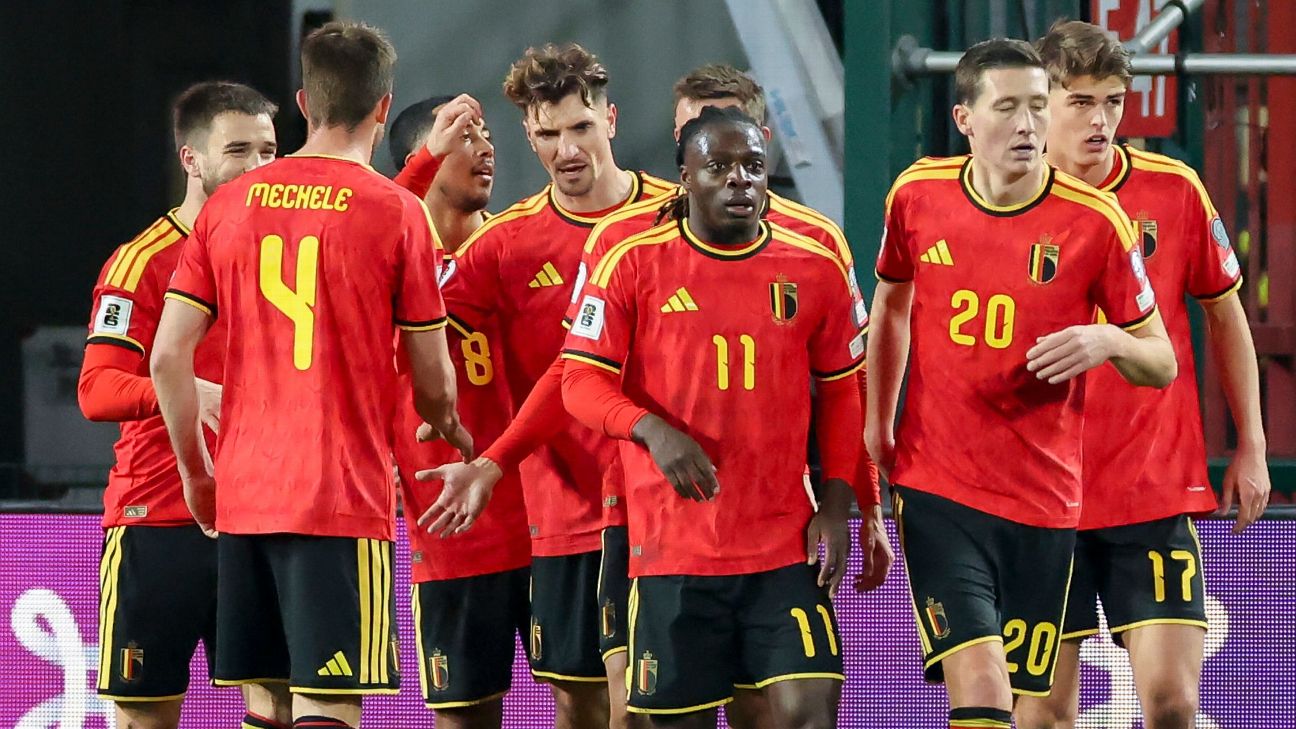 Bélgica hace oficial su lista de 26 de cara al Mundial
