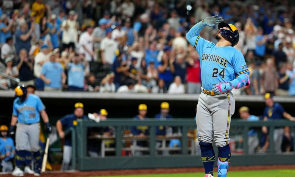 Brewers ganan a Athletics en una noche donde las ofensivas brillaron