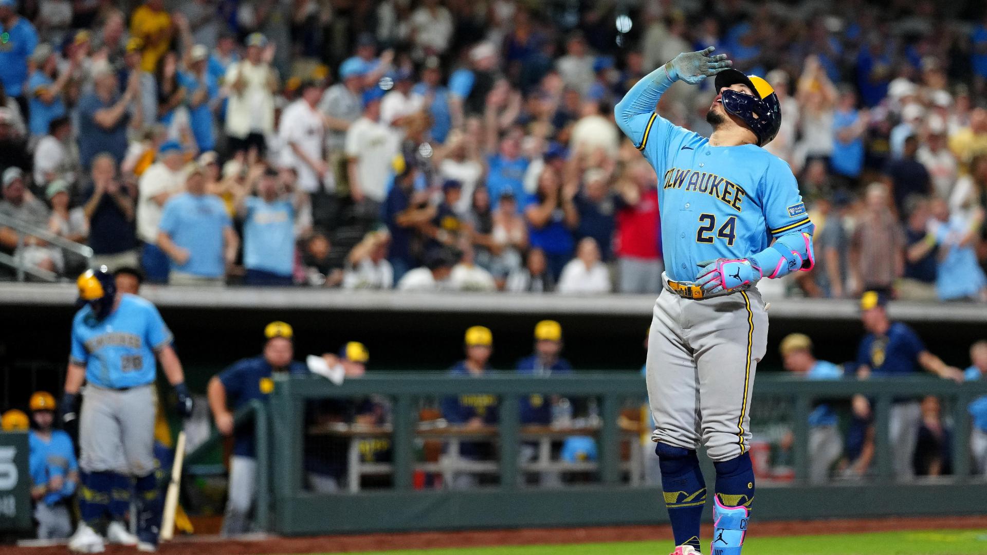 Brewers ganan a Athletics en una noche donde las ofensivas brillaron