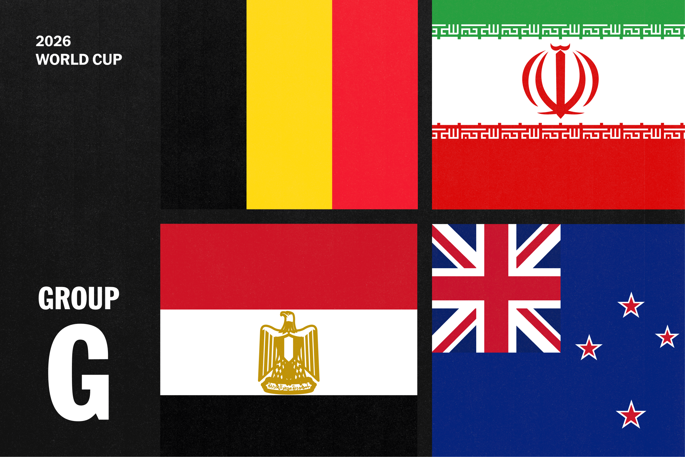 Grupo G del Mundial 2026: todos los convocados y listas oficiales de las cuatro selecciones