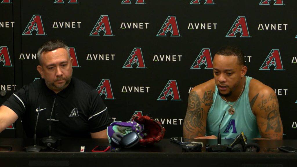 Marte de regreso con los D-backs, con todo y reunión con sus compañeros