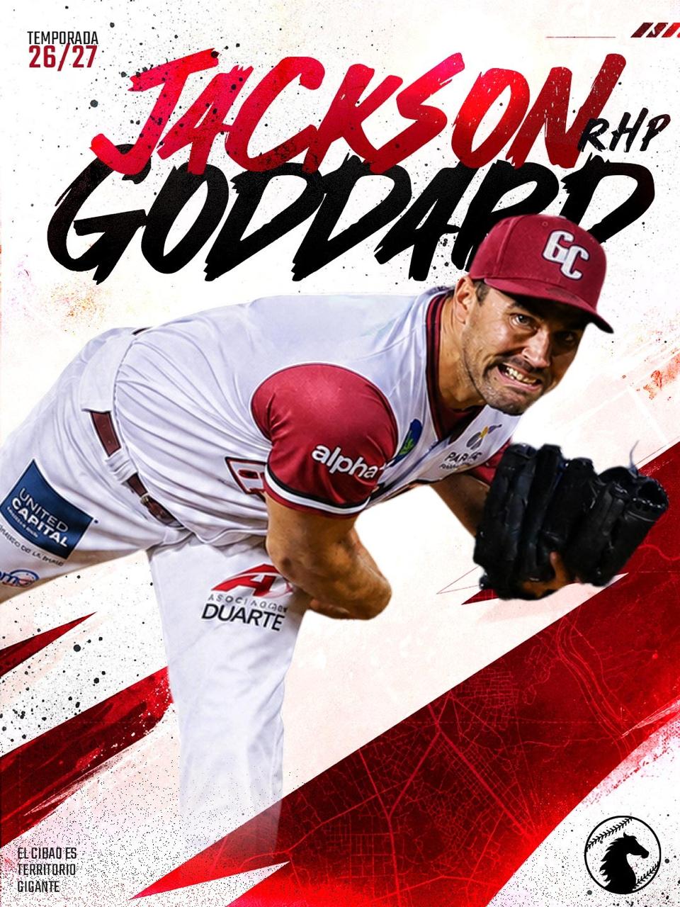 Gigantes del Cibao contratan al lanzador abridor derecho Jackson Goddard