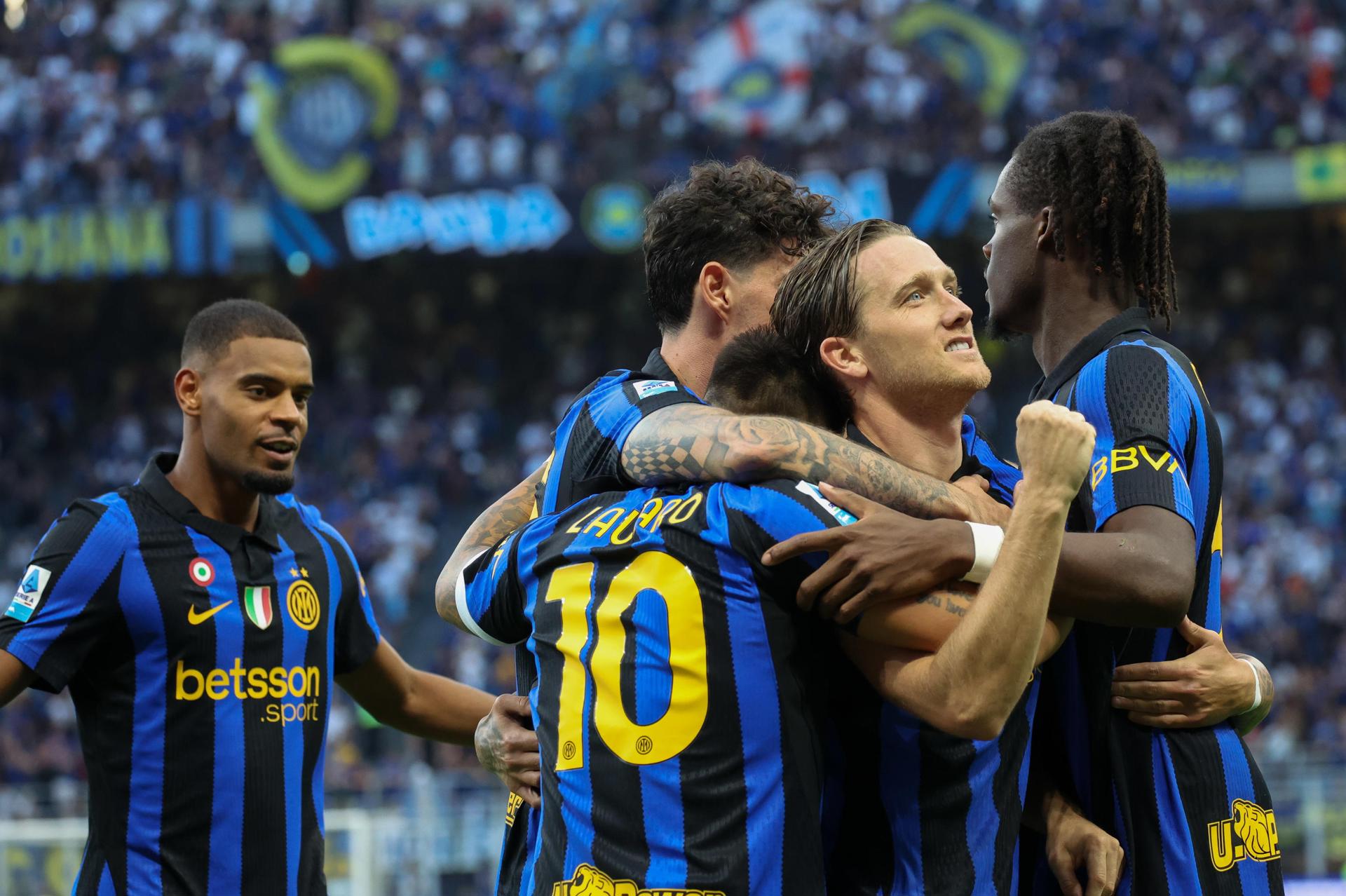 Paso perfecto del Inter: suma otra victoria en la Serie A