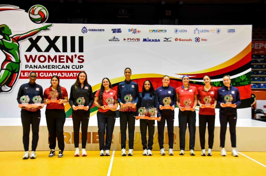 Heredia, Geraldine y Rodríguez, en equipo ideal Copa Panam voleibol femenino