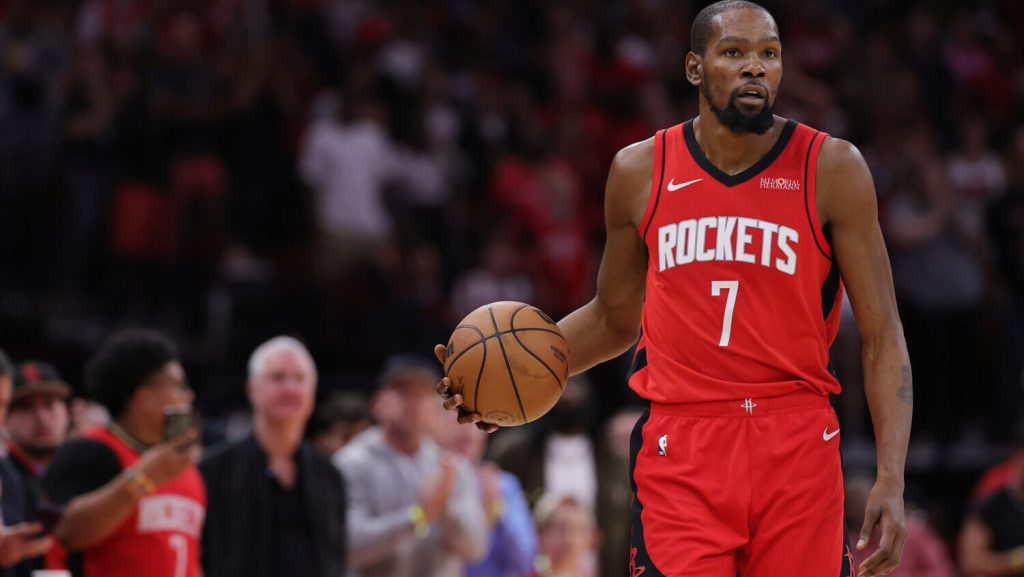 Kevin Durant afronta su temporada 20 enfocado en los Rockets