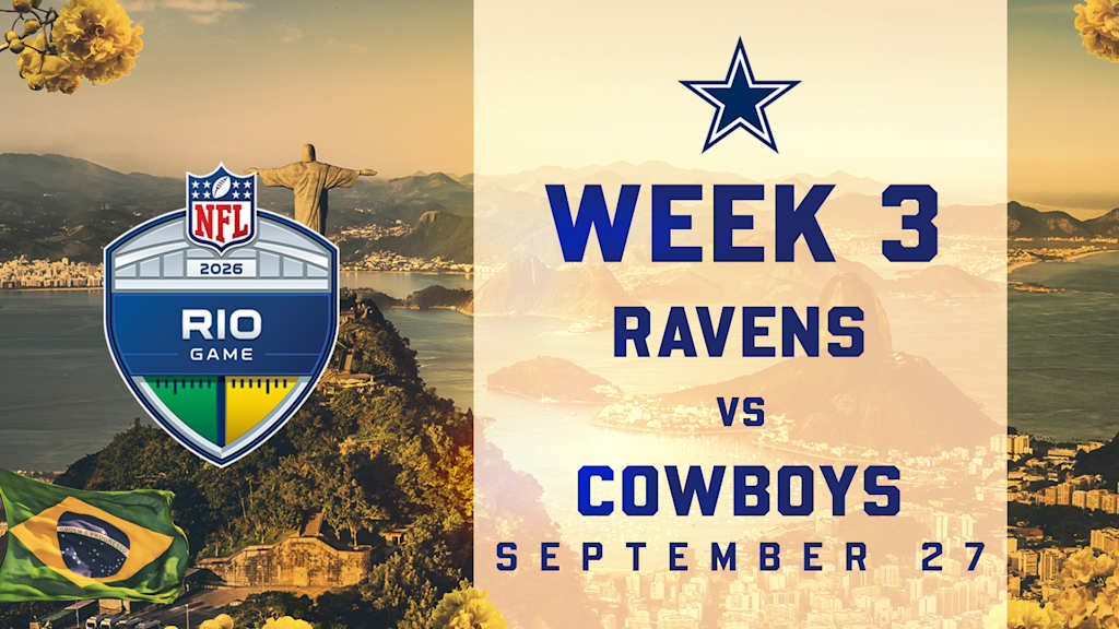 Ravens y Cowboys se preparan para un partido histórico en Brasil