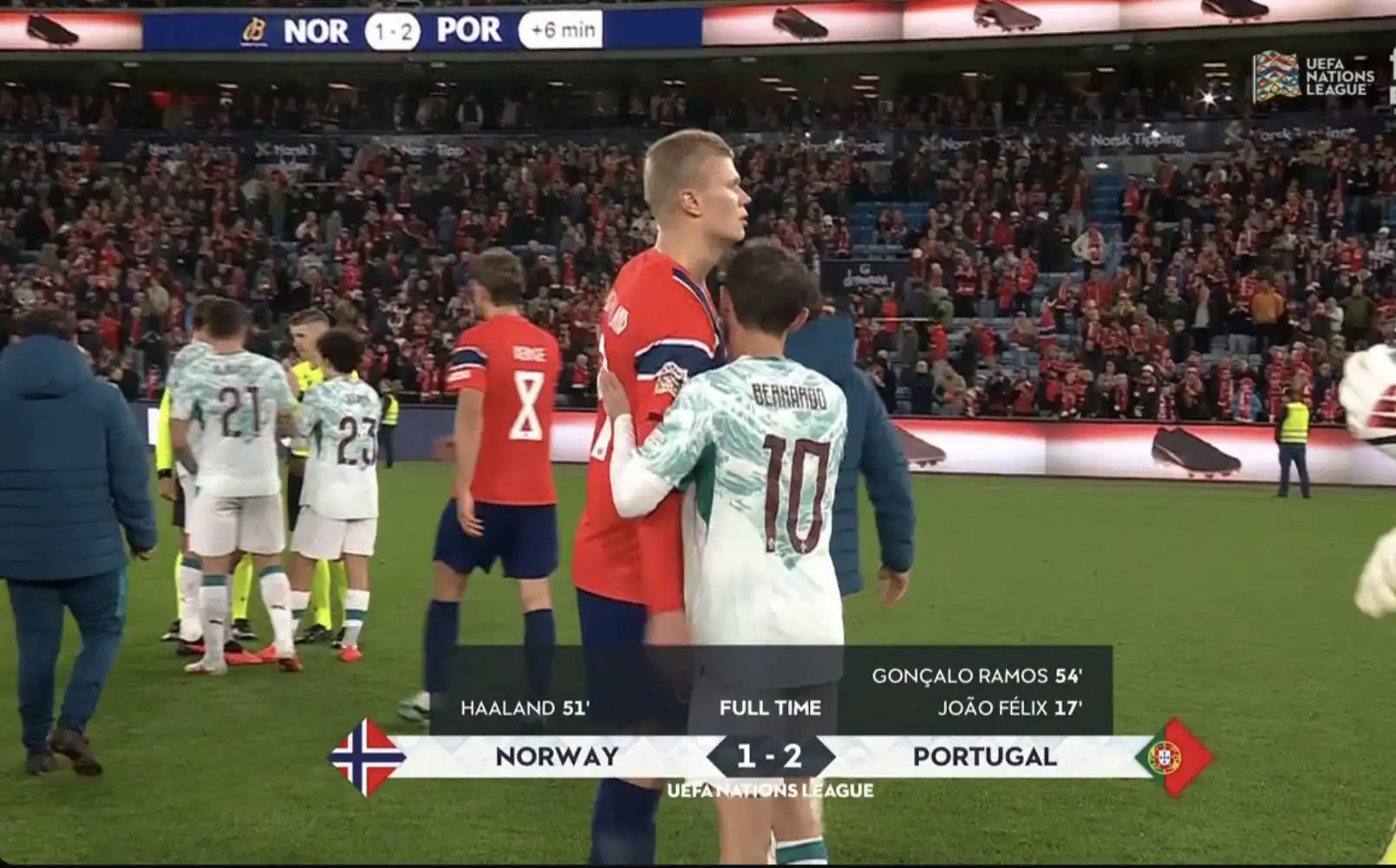 PORTUGAL SIGUE PERFECTO: VENCE A NORUEGA SIN CRISTIANO RONALDO COMO TITULAR