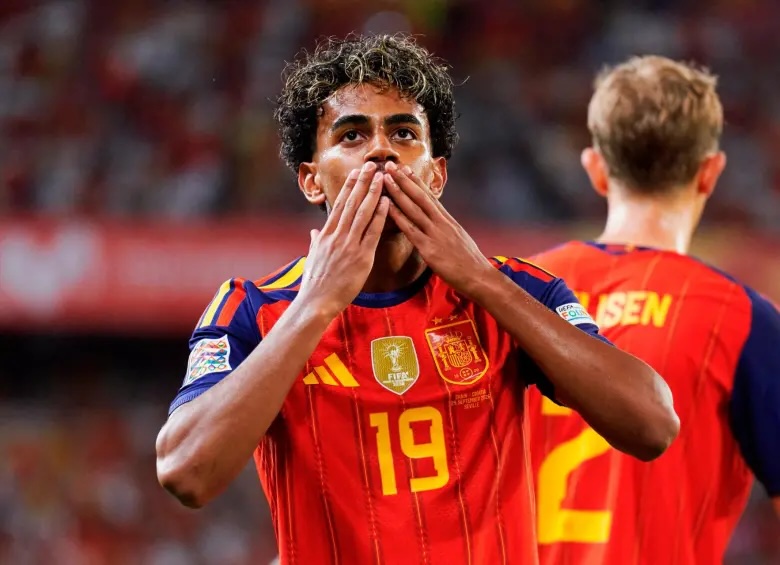España golea 4-1 a Croacia y Lamine Yamal vuelve a brillar