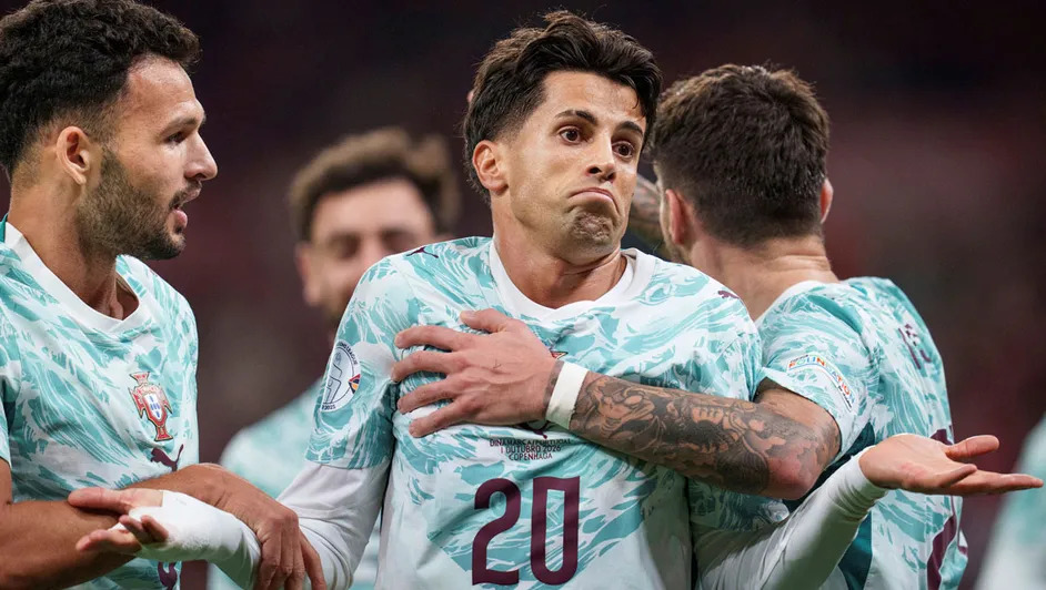 Portugal golea 4-2 a Dinamarca sin Cristiano Ronaldo