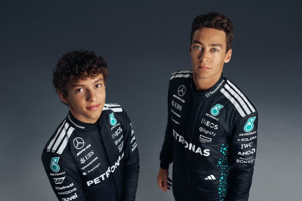 Mercedes sorprende en Singapur: Antonelli y Russell competirán con dos versiones diferentes del monoplaza
