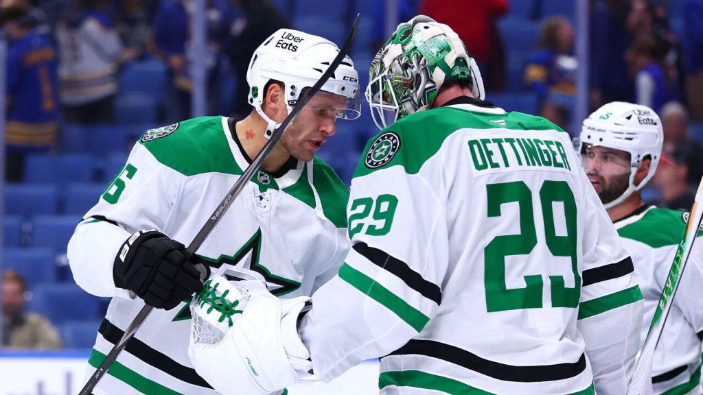 Dallas Stars blanquea a Buffalo y Jake Oettinger consigue su segunda portería imbatida consecutiva