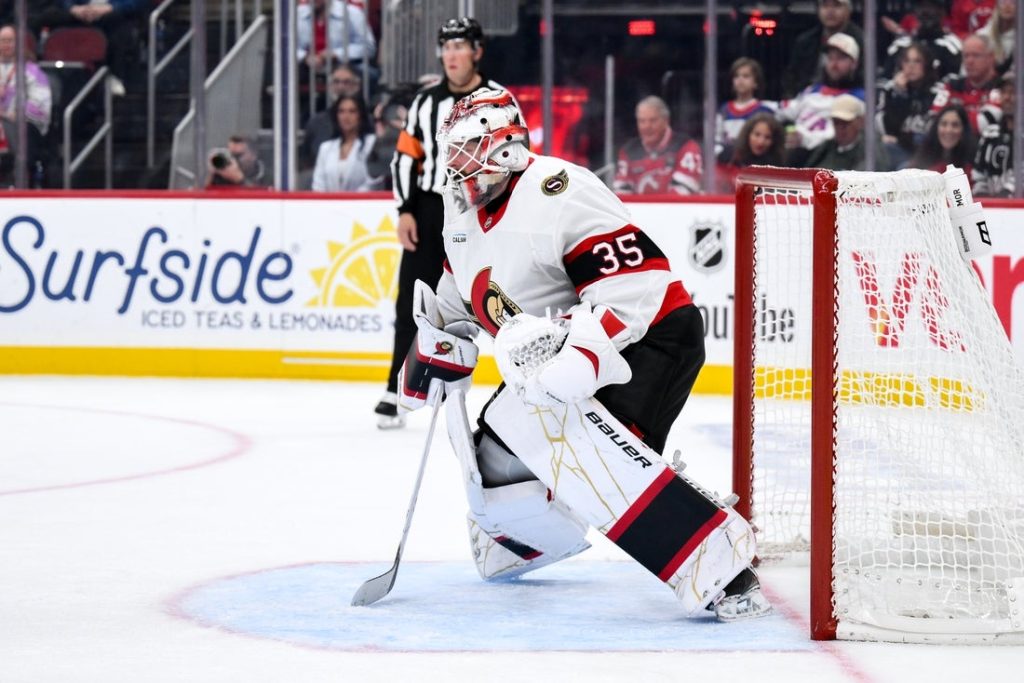 Linus Ullmark mantiene su invicto y Ottawa Senators derrotan a New Jersey Devils