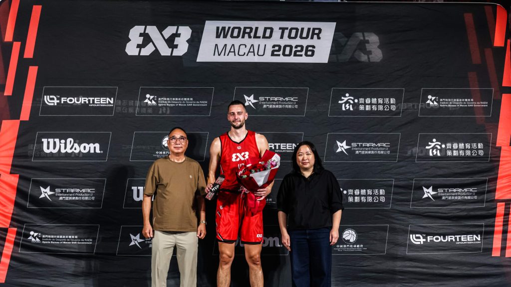 Marko Brankovic se consagra MVP del FIBA 3×3 World Tour Macao 2026
