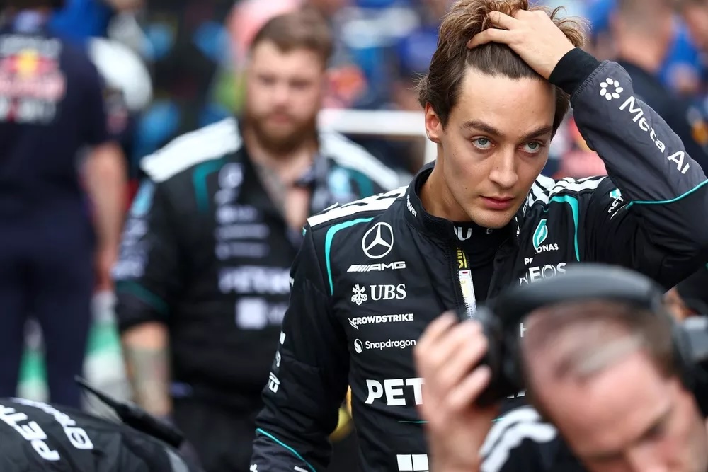 George Russell estudia penalización de motor en Las Vegas mientras se complica su lucha por el título