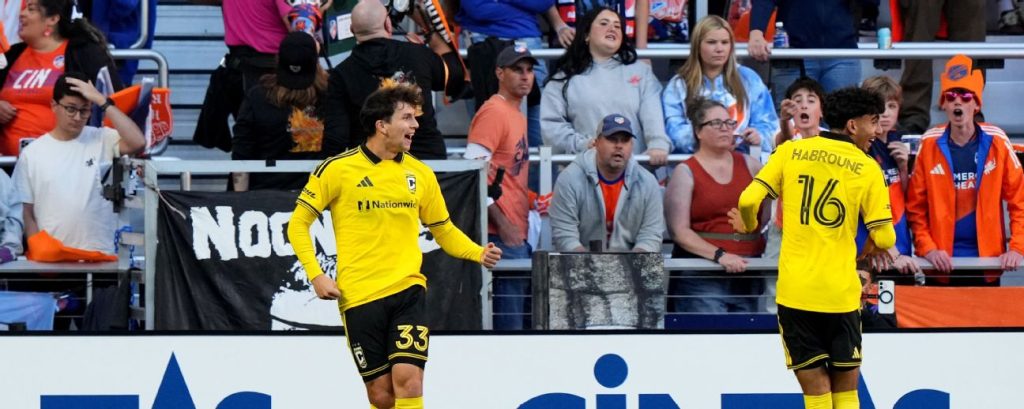 Columbus Crew derrota a Cincinnati y mantiene viva su esperanza de clasificar a los playoffs