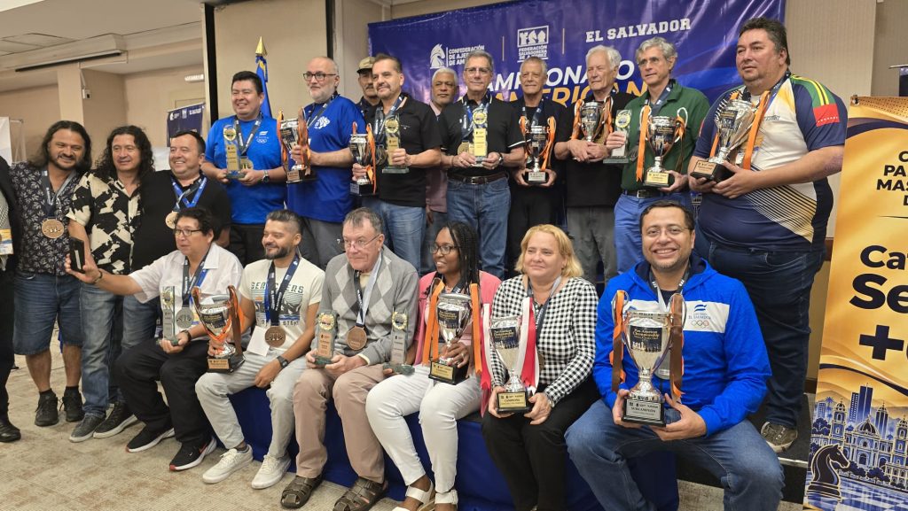 Ajedecistas criollos, con buen resultado en Panam Senior El Salvador