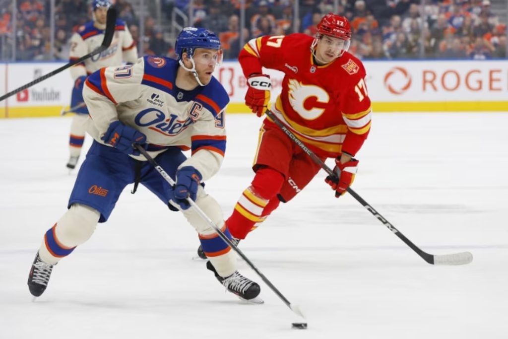Connor McDavid establece récord histórico y Edmonton Oilers blanquea a Calgary Flames