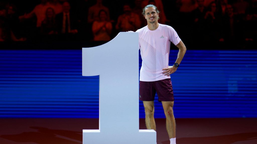 Alexander Zverev alcanza por primera vez el número uno del mundo y hace historia en el tenis