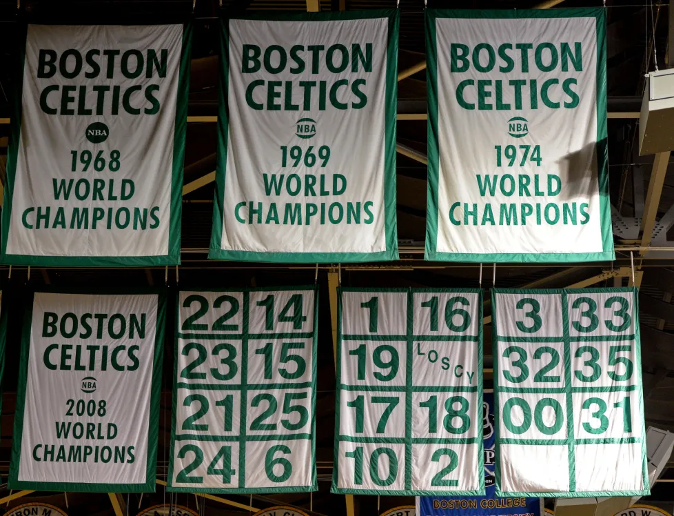 Números retirados por los Boston Celtics