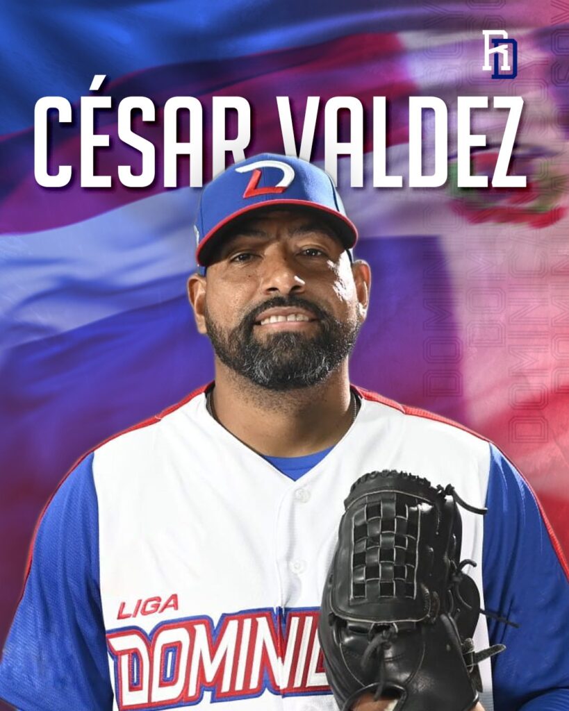 César Valdez se une al equipo dominicano en el Clásico 2023