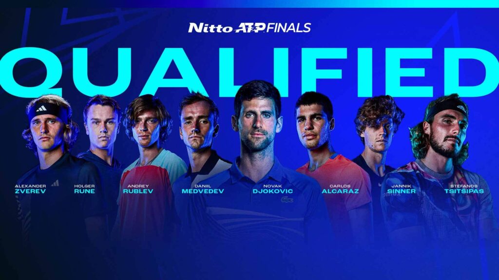 Así quedaron los grupos del ATP Finals 2023