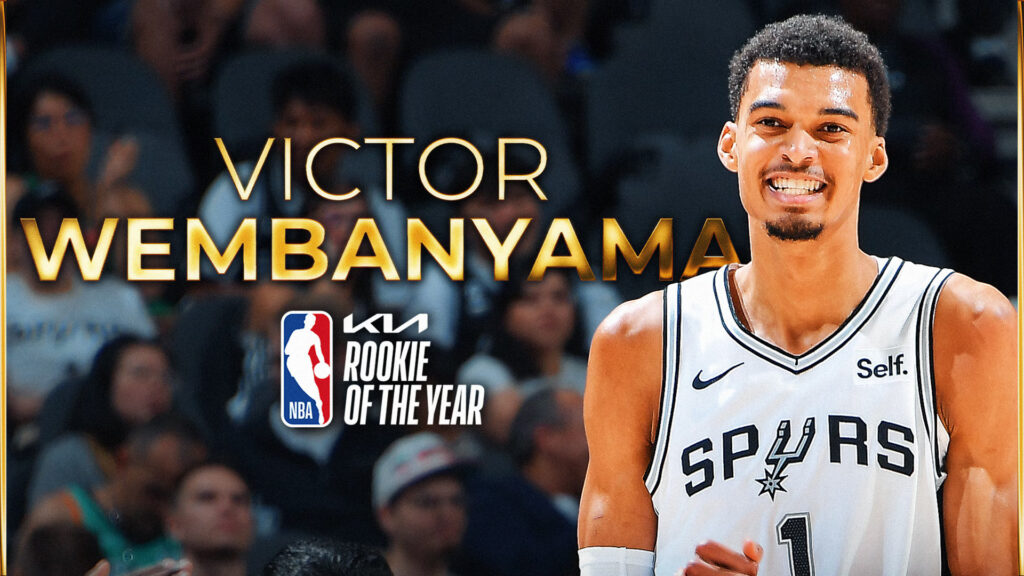 Wembanyama gana novato del año de manera unánime