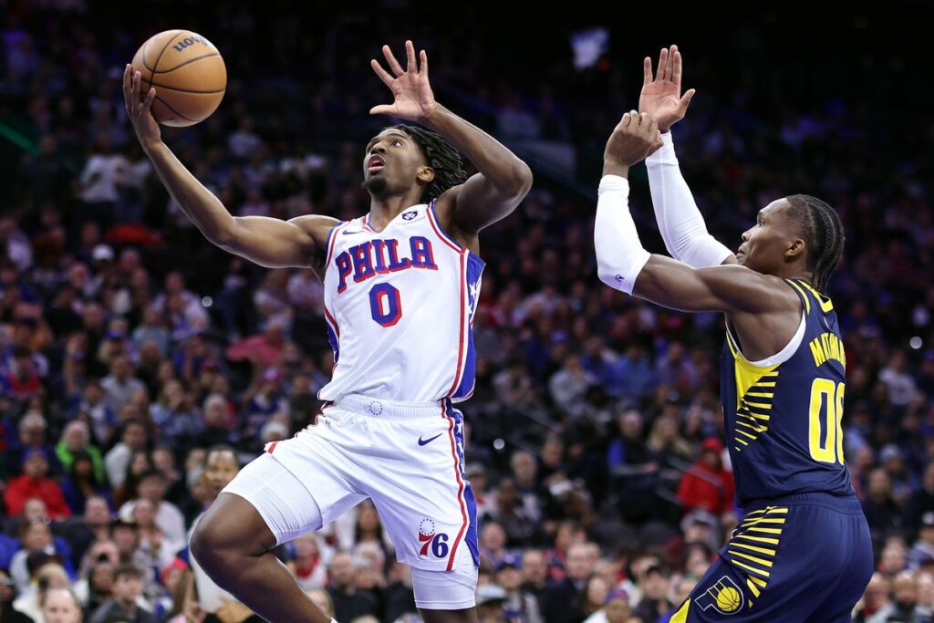 Maxey sigue imparable, anota 50 puntos y guía a los 76ers contra los Pacers