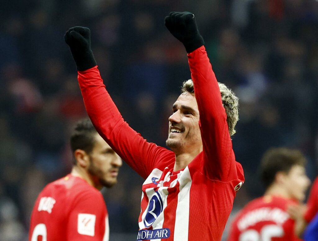 Griezmann empata con Aragonés como máximo goleador del Atlético