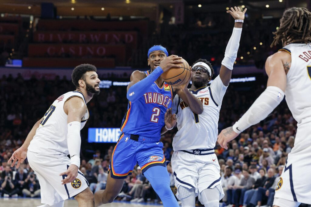 Gilgeous-Alexander y el Thunder vencen a Nuggets