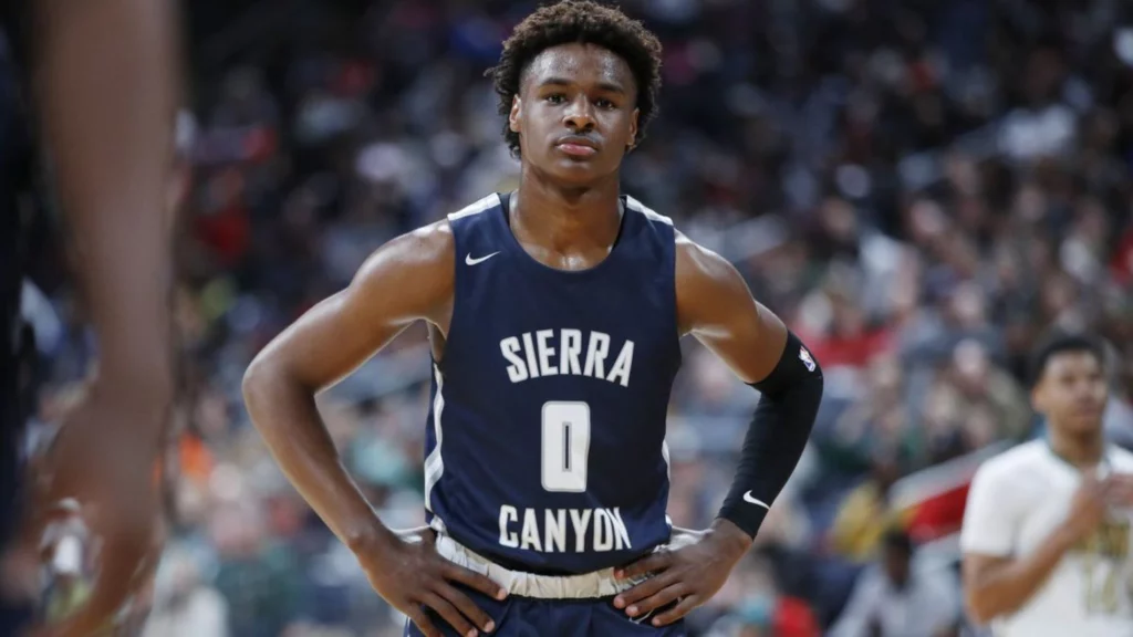 Bronny James es electo al McDonald’s All American