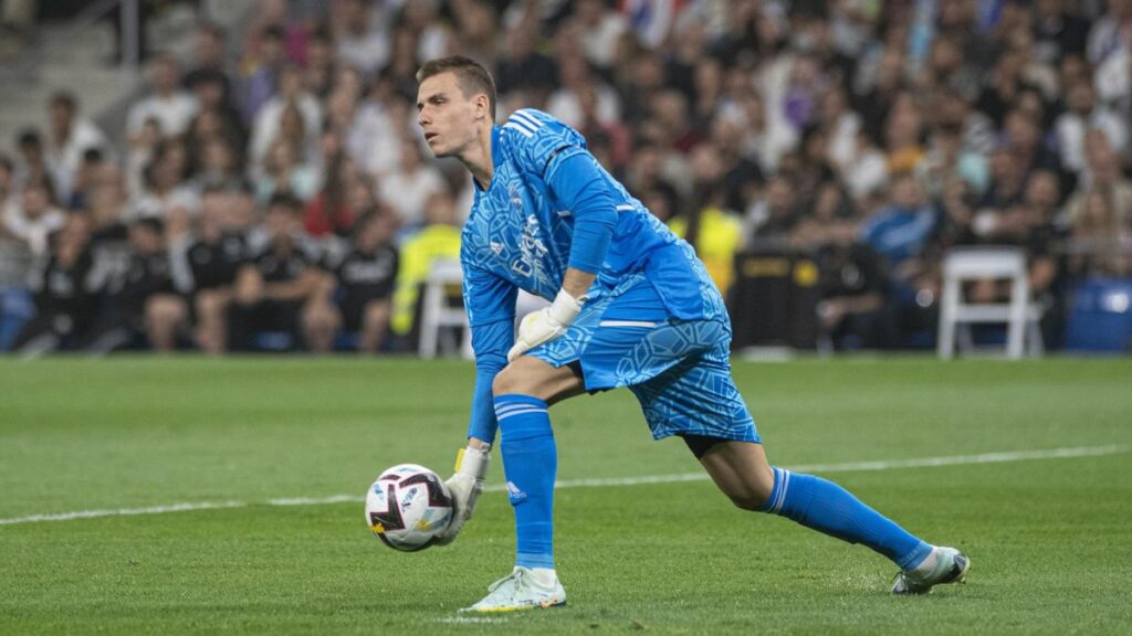 Lunin se mantendrá en la portería contra el Bayern