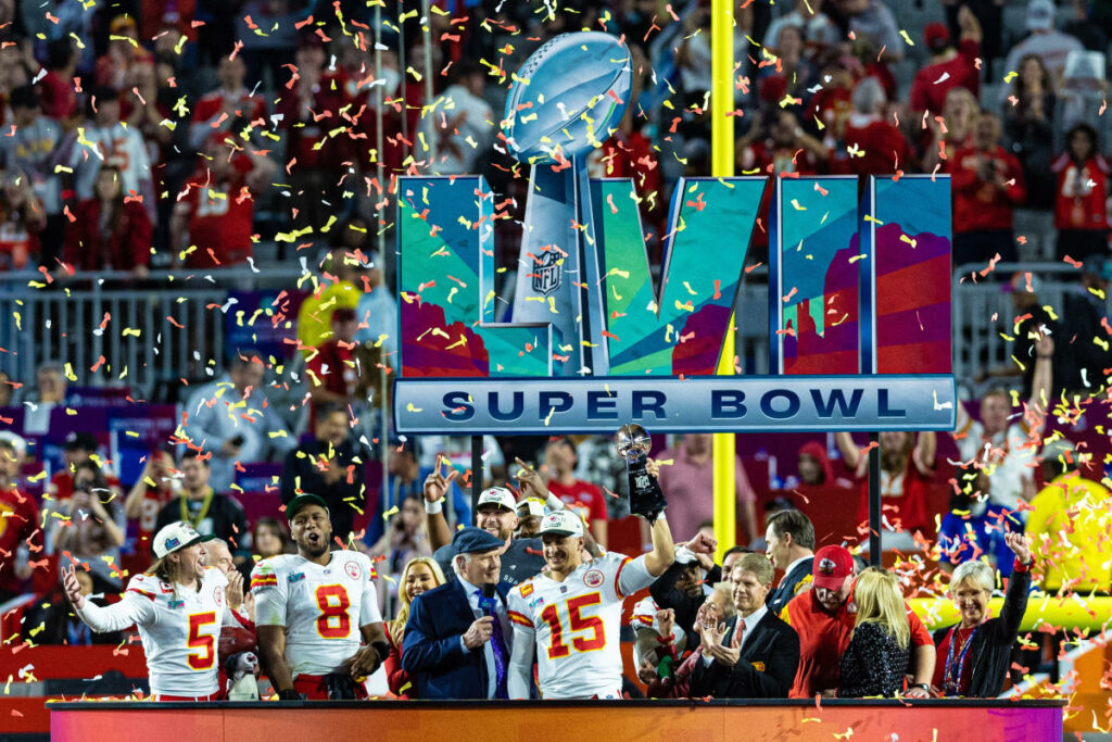 El Super Bowl 58 fue el programa más visto en la historia de la televisión estadounidense