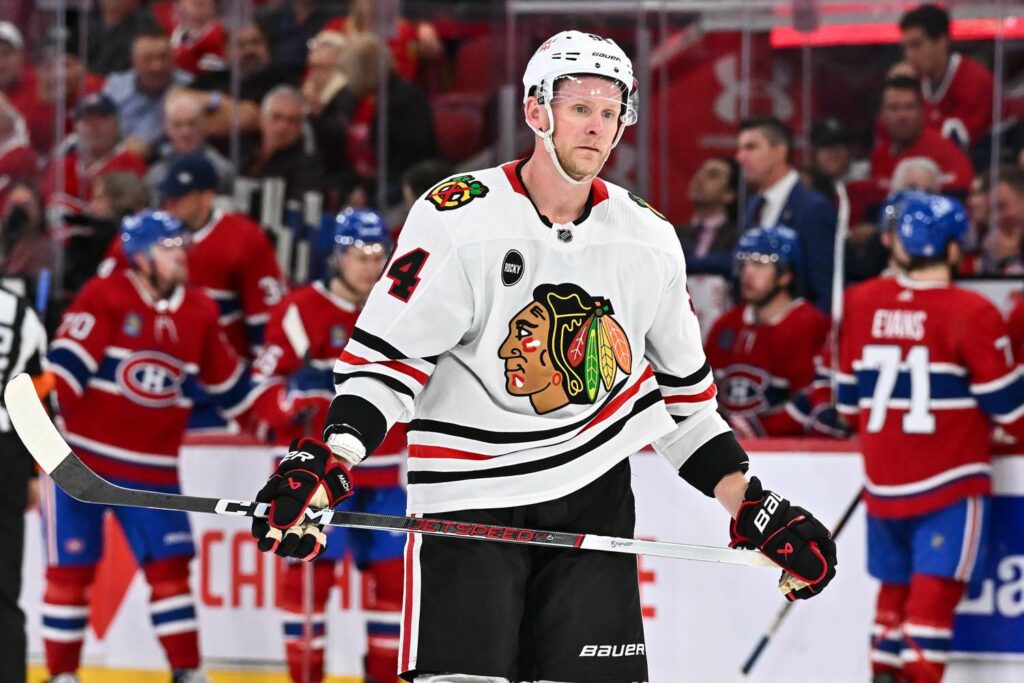 Corey Perry estará fuera de las alineaciones de los Blackhawks