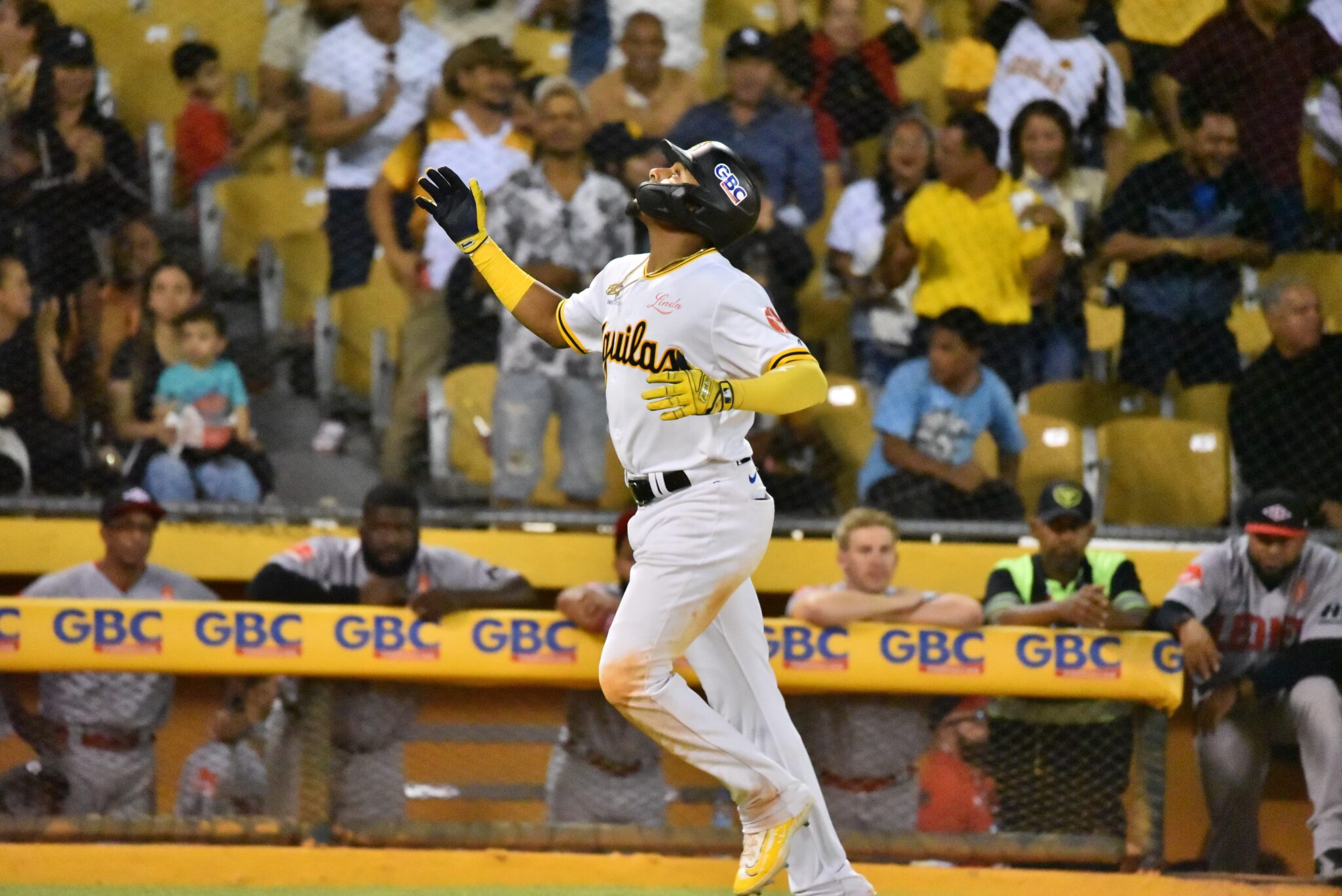 En duelo de ofensivas, Águilas vencen a Escogido 13-8 en el Estadio Cibao