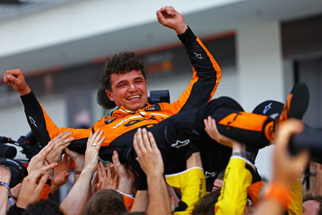 Lando Norris gana su primera carrera en F1 en el calor de Miami