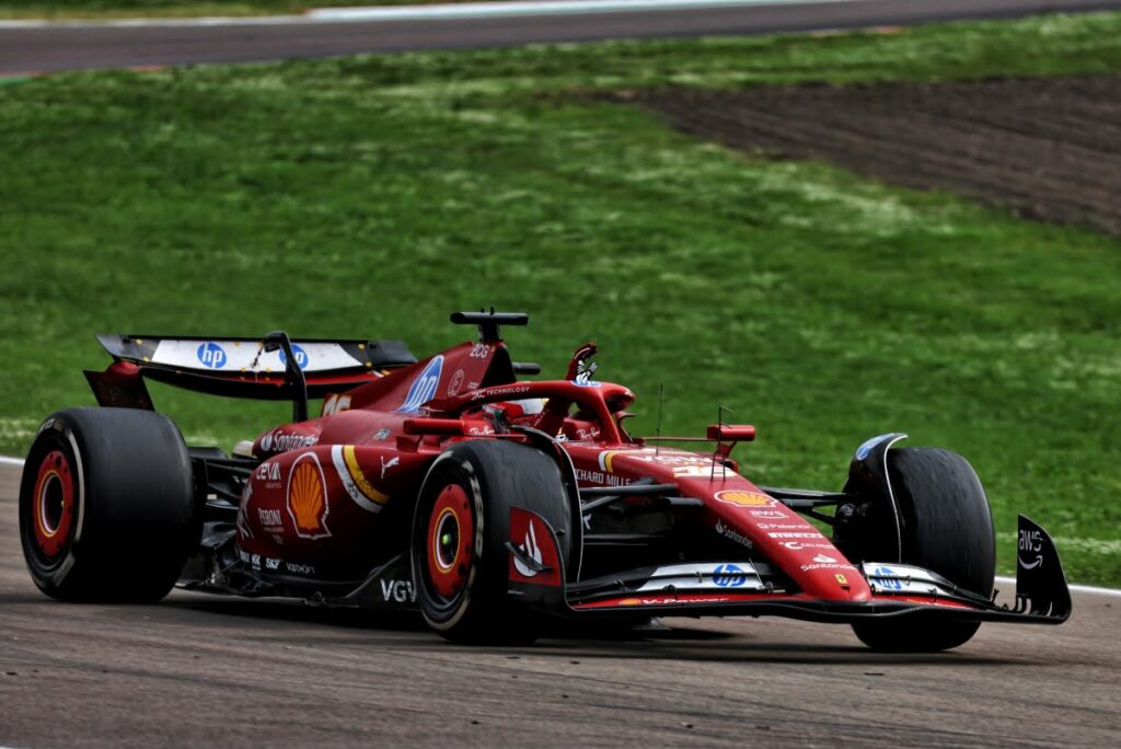 Charles Leclerc fue el más rápido en practicas de este viernes en Inmola