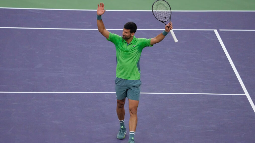 Djokovic regresa a Indian Wells con victoria sobre Vukic