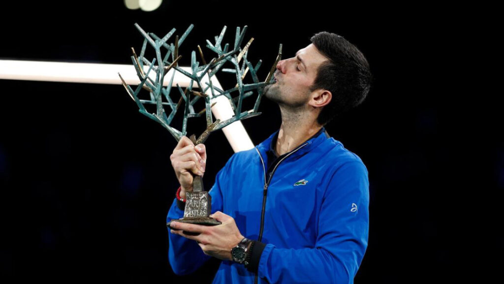 Djokovic alcanzó su título 40 de ATP Masters 1000 en París