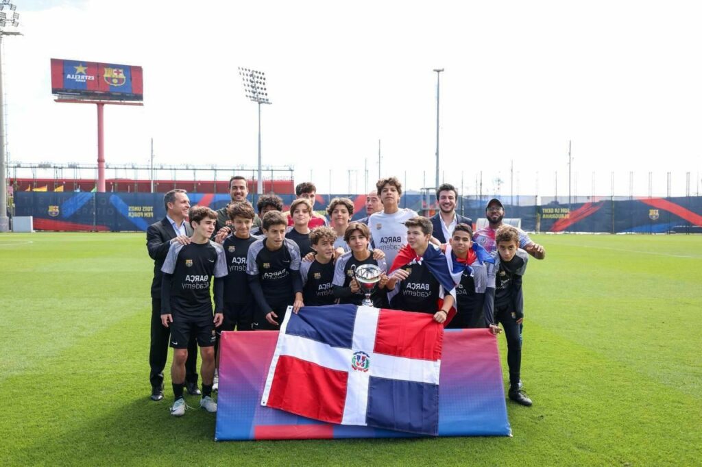 Barça Academy dominicano queda en segundo lugar en World Cup