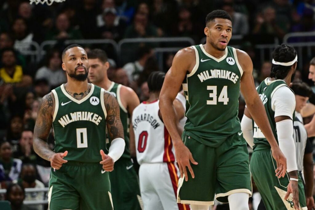 Giannis y Llillard se combinan para darle el triunfo a los Bucks