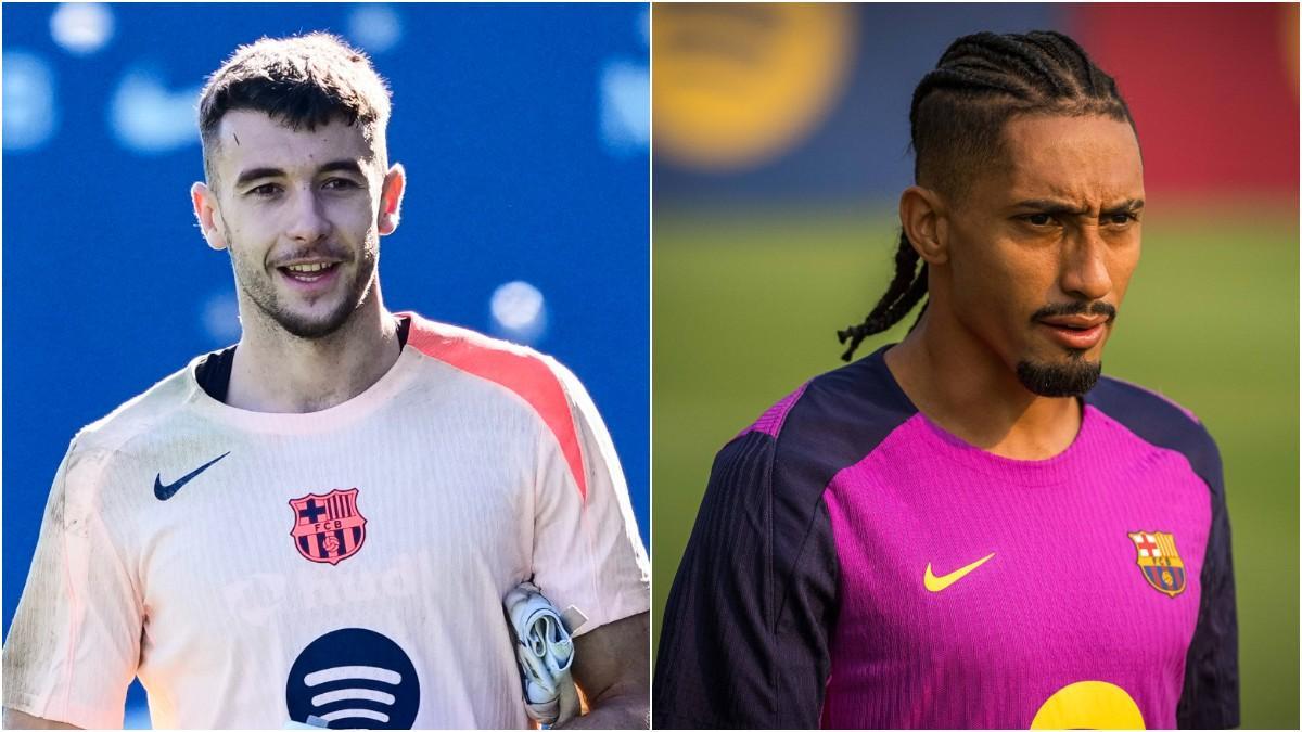 Raphinha y Joan García se recuperan de sus lesiones de cara a primer partido en el Camp Nou