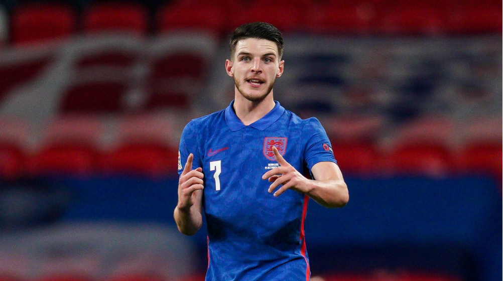Declan Rice es elegido como capitán de Inglaterra para la Euro 2024