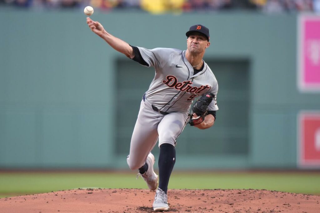 Flaherty domina en la lomita y Tigers blanquean a Red Sox