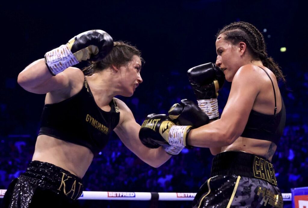 Chantelle Cameron busca triología contra Katie Taylor