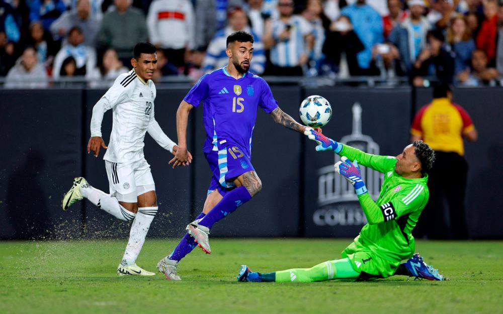 Argentina vence 3-1 a Costa Rica y se van invictos en una fecha FIFA sin Messi
