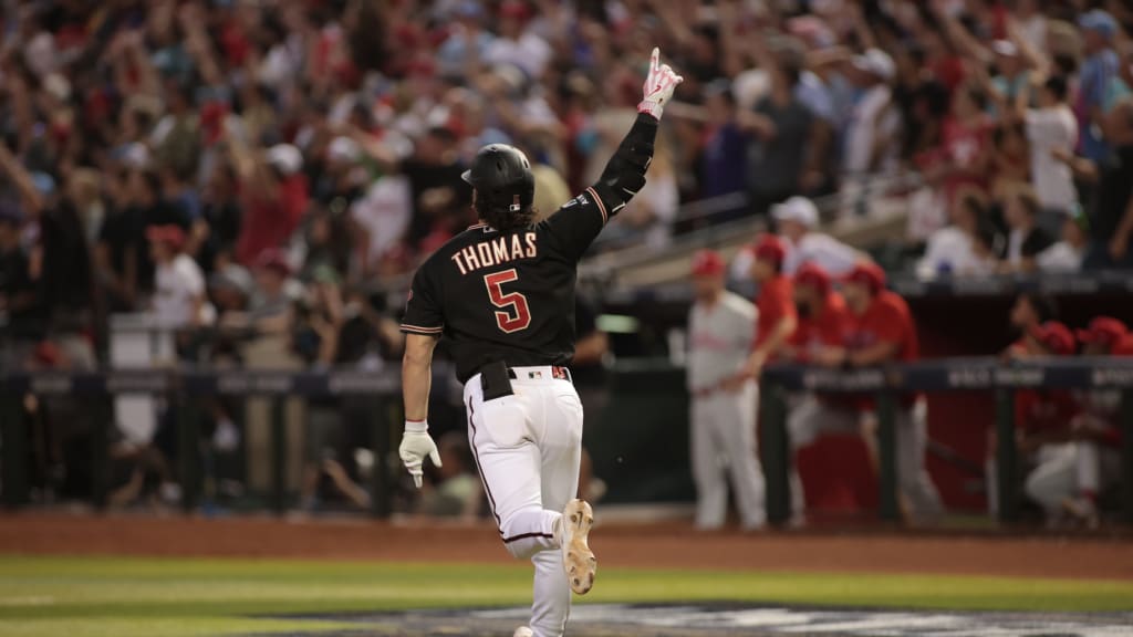 Thomas y Moreno responden en el clutch y los Diamondbacks empatan la serie