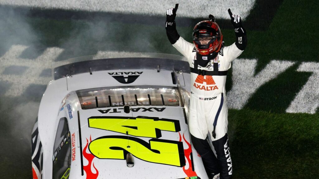 William Byron gana las 500 millas de Daytona en el 40 aniversario de Hendrick Motorsports