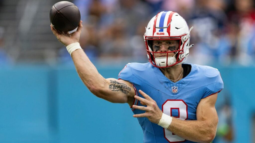 Will Levis será titular contra Steelers en sustitución de Ryan Tannehill